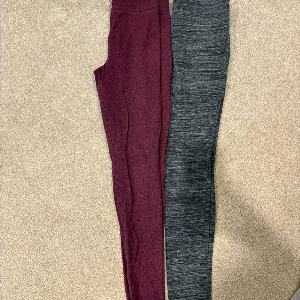 Mossimo Supply Co. Red and Gray Legging bundle for Effortless Style